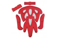 China Hot Pressing Breathable Motorcycle Helmet Liner Pads Cushion Replacement supplier
