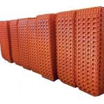 Stackable Nestable Vented Attached Lid Plastic Moving Box for Logistic Transport for sale