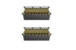 China 3.75KW 120 Tons Press Buffer Hydraulic Rising Bollards supplier