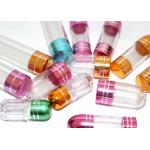 Bullet Shape Empty Capsule Shells 44mm Rhino 69 Clear Plastic Pill Bottles