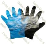 Food Grade Transparent Black Blue TPE Disposable Gloves For Food Industry for sale