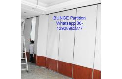 China Acoustic Sliding Folding Partitions Movable Walls With Aluminium Door Track Rollers supplier