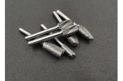 China Cylindrical Shape Tungsten Carbide Rotary Burr With Silver Welding supplier