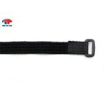 Easy Release And Refastening Black Hook and Loop Cinch Straps With Buckle for sale