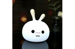 China DC5V Bunny Rabbit Night Light ABS Silicone USB Style Pat Control supplier