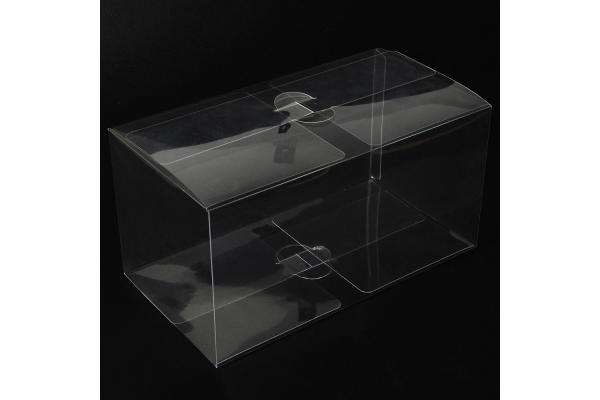 Custom Printed Hanger Foldable Clear Plastic Box