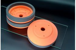 China OEM Slate Orange Resin Grinding Wheel Diamond Edging Bowl Shape supplier