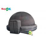 ODM Black Inflatable Planetarium Dome Tent Blow Up Projection Tent for sale