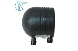 China Water And Gas Supply HDPE Electrofusion Fittings , HDPE End Cap PN16 SDR11 PE100 supplier