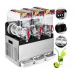 Three Tank 15L Ice Slush Machine Commercial Frozen Beverage & Margarita Machines For Restaurant for sale