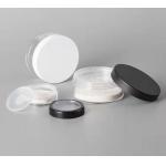 ABS 20g Translucent Bling Loose Powder Container Non Spill