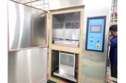 China Two Boxes High Low Temperature Air Thermal Shock Chamber , Thermal Shock Equipment supplier