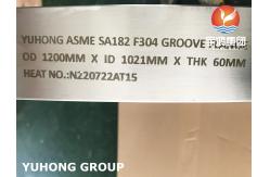 China CUSTOMIZED FLANGE SA182 F304 STAINLESS STEEL TONGUE / GROOVE FACE supplier