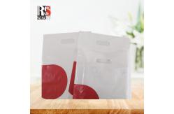China Durable Eco Friendly Recyclable Plastic T Shirt Bags With Flat Perforated Handles supplier