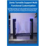 Full Automatic Swing Barrier Turnstile RFID SUS304 for Supermarket