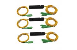 China SC APC ABS Box Fiber Optic FBT Coupler For CATV Systems supplier