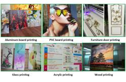 China 6040 UV Hybrid Printer UV Digital Printing Machine For Glass Printing supplier