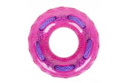 China Rubber Materials Chew Tough Donut Puppy Teething Toys supplier