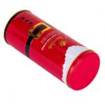 Christmas Biscuit Cake Candy Cookie Tin Box Tea Tin Metal Can Round Shape for sale