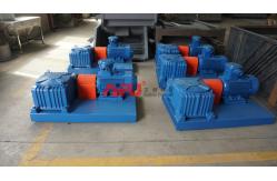 China Worm Gear Horizontal Mud Agitator With Double Impeller supplier