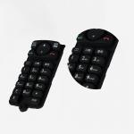 Customized Silicone Rubber Keypads With Multimedia Keys UV Resistant