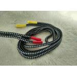 Handmade Shiny Silicone Ending Rubber Zipper Puller With 3mm Polyester String