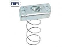 China Electro Galvanizing Unistrut Channel Accessoires Spring Nut M6 M8 M10 supplier