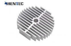 China Silvery Anodized Aluminum Heatsink Extrusion Profiles For Led , Custom Design supplier