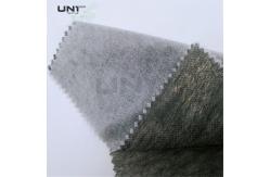 China Plain Weave Double Dot Woven Interlining Waterjet 150cm Width supplier