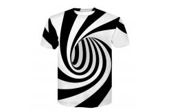 China Round Neck  3d Sublimation Printing T Shirts Machine Wash Breathable supplier