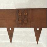 1000mm long Corten Steel Lawn Edging  Rust Like Rusted Metal Garden Edging for sale