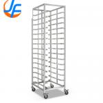 RK Bakeware China-Aluminum Full Size Bun Sheet Pan Rack 10 Shelf Restaurant Bakery Cart tier for sale