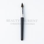 Silver Ferrule Mini Compact Lip Brush 6cm Round Pointed Lip Makeup Brush for sale
