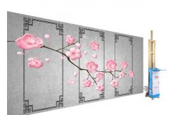 China 3d Automatic Vertical Wall Printer Direct Wall Painting Machine 3.29m supplier