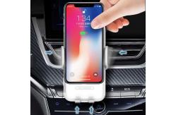 China Air Vent Auto-Clamping Infrared Sensor Wireless Car Charger Mount Phone Holder supplier