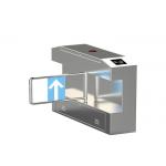 AC220V Traffic Swing Barrier Gate Hospital Security 800mm Arm Fingerprint