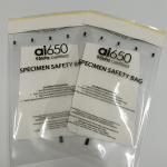 4 Hole Clear Specimen Bag With Peel Strip Waterproof Self Adhesive
