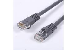 China Cat5E Cat 6 Cat6a UTP Ethernet Patch Cable Round For Communicate supplier
