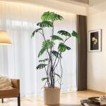 160cm/200cm/ 240cm monstera plant artificial Deliciosa with Dense Foliage for sale