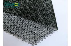 China PES Woven Fusible Interlining Weft Knit Insert 50gsm Napping Interlining Fabric supplier