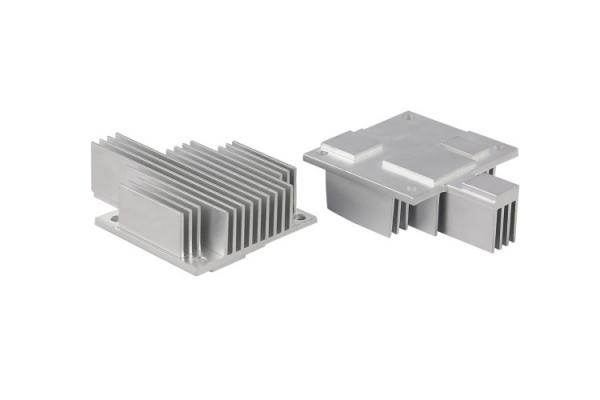 High Performance Aluminum Heatsink Extrusion Profiles Matte Finish