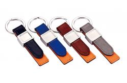 China Durable Leather Key Chains in Vibrant Colors supplier
