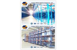 China Heavy Load Radio Shuttle Racking , Pallet Shuttle Racking Battery Powered supplier