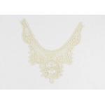Guipure Lace Collar  Applique , Water Soluble Chemical Neckline Applique Trim For Dress for sale