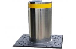 China Customized Durable Retractable Automatic Rising Bollards With 275mm Diameter supplier