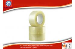 China Custom Clear BOPP Packaging Tape , 50m Length Carton Sealing Adhesive Tape supplier