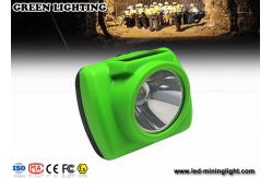 China CREE led Mining Cap Lights , Underground Cap Lamps rechargeable lithium ion battery supplier