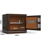 H350mm Durable Home Safe Box Dual Alarm