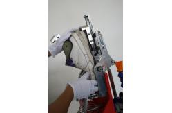China Adjustable Rubber Testing Machine , GB / T 3903 Shoes & Insoles Folding Fatigue Tester supplier