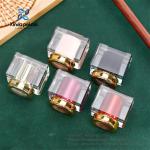 Luxury Perfume Bottle Caps Golden Chrome Black Purple Plated Bottle Caps for sale